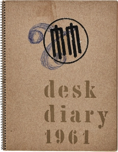 竹尾デスクダイアリー：C.M.Briguetの著書より紙の透かし文様