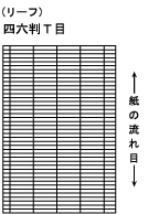 紙の流れ目と模様の関係図